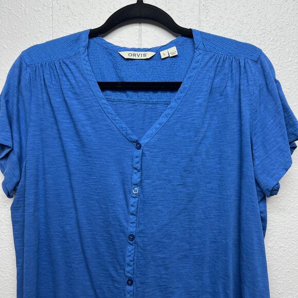 ORVIS Minimalist Cotton Lightweight Breathable Relaxed Womens Top Size Large - Picture 3 of 12